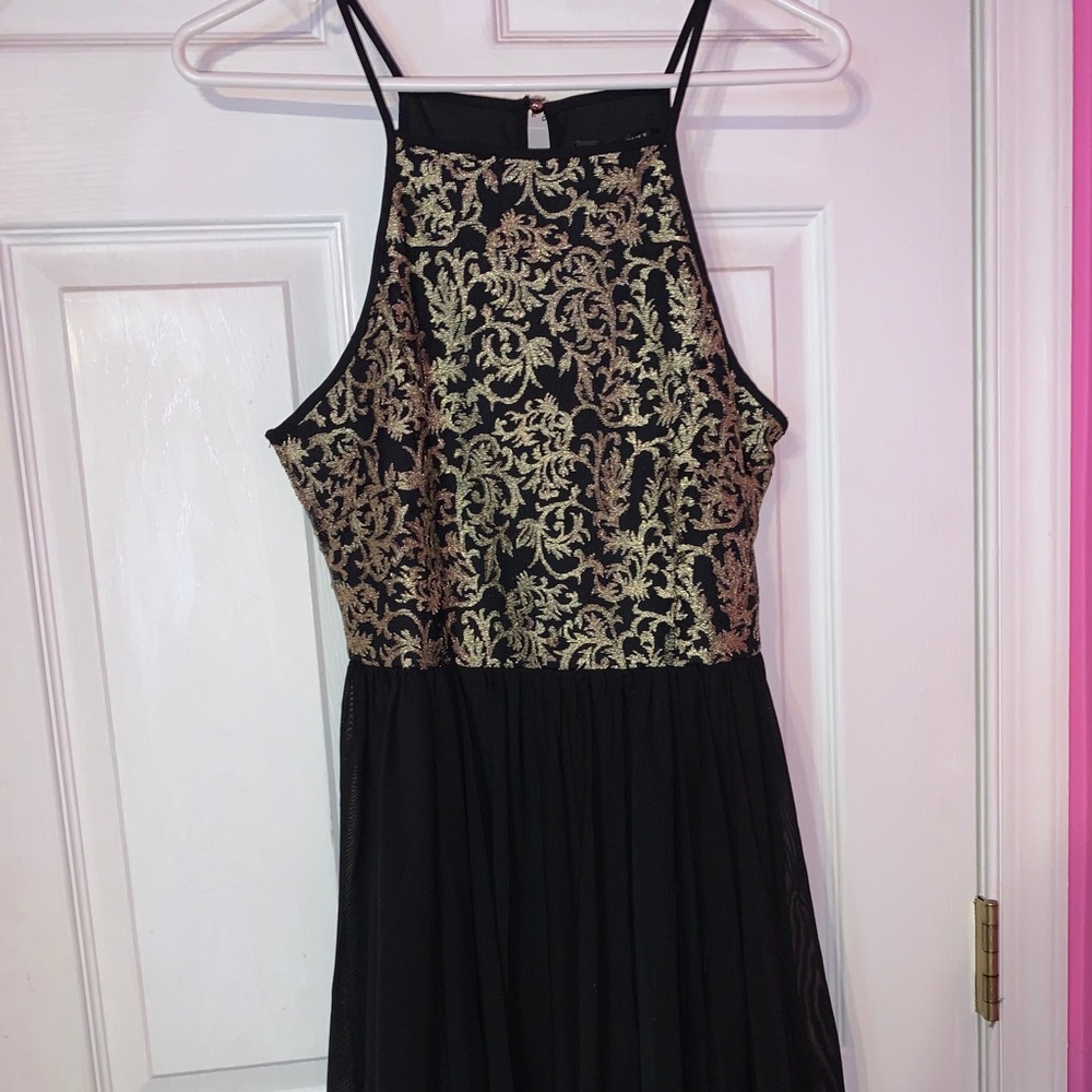 Romeo and Juliet gold dress